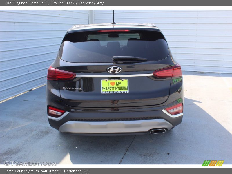 Twilight Black / Espresso/Gray 2020 Hyundai Santa Fe SE