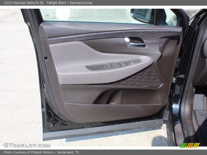 Twilight Black / Espresso/Gray 2020 Hyundai Santa Fe SE