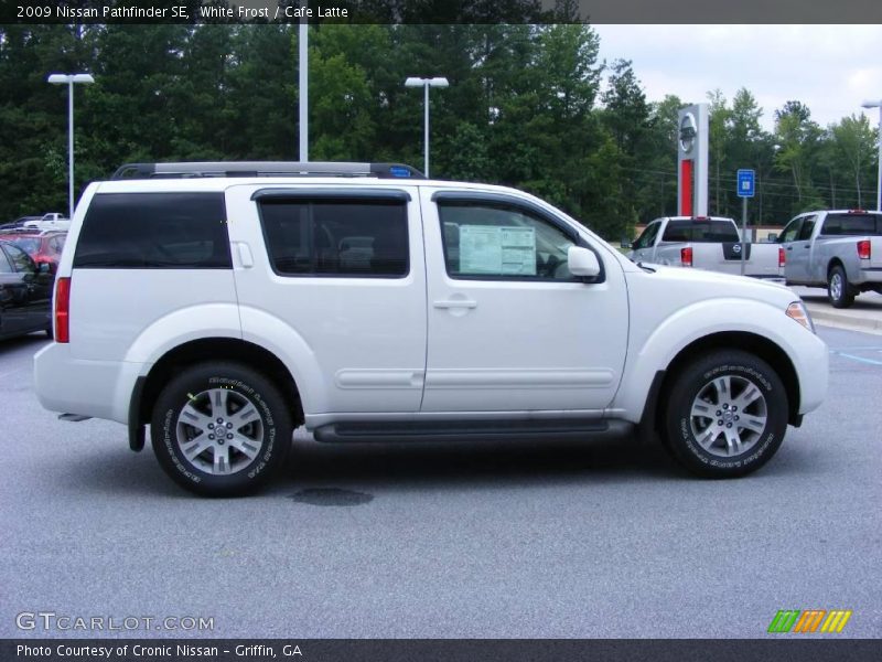 White Frost / Cafe Latte 2009 Nissan Pathfinder SE