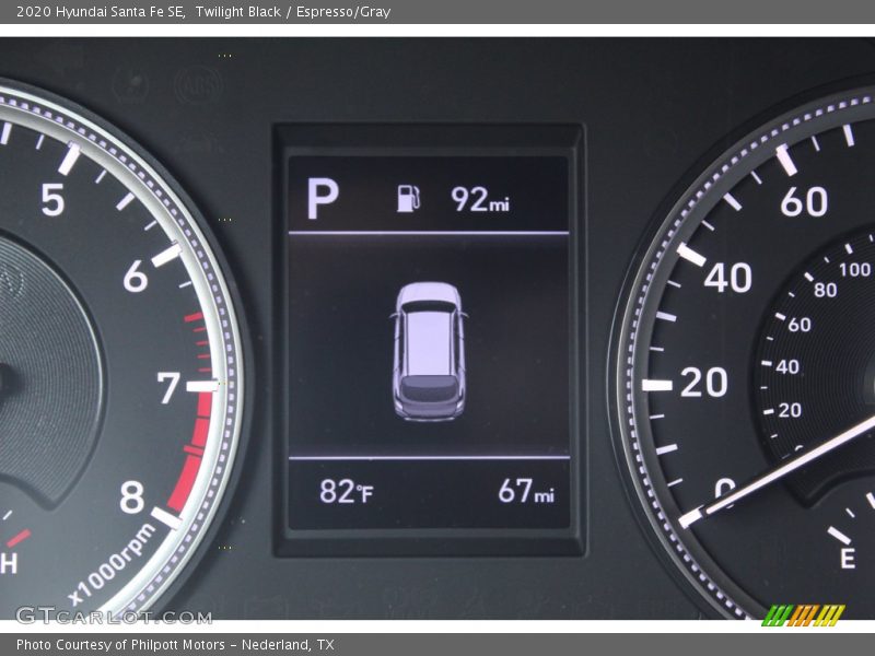 Twilight Black / Espresso/Gray 2020 Hyundai Santa Fe SE