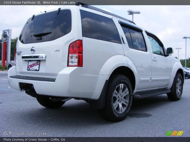 White Frost / Cafe Latte 2009 Nissan Pathfinder SE
