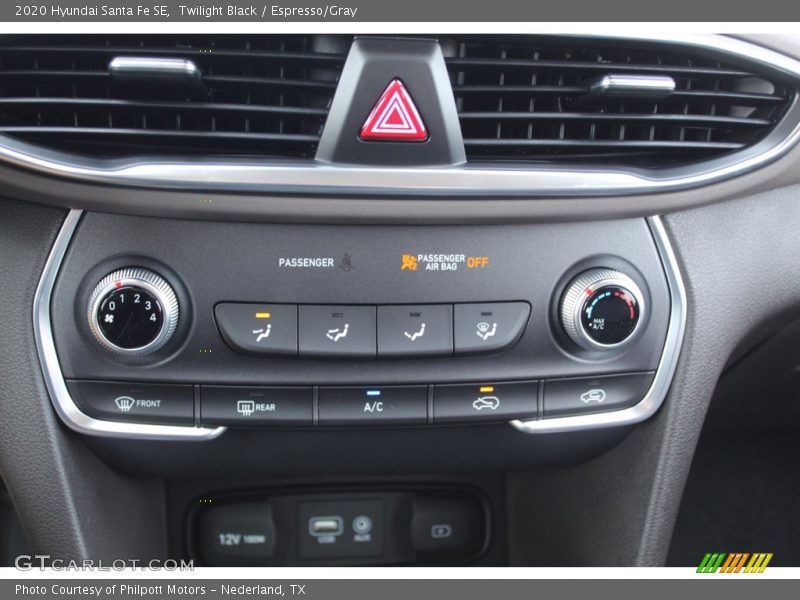 Twilight Black / Espresso/Gray 2020 Hyundai Santa Fe SE