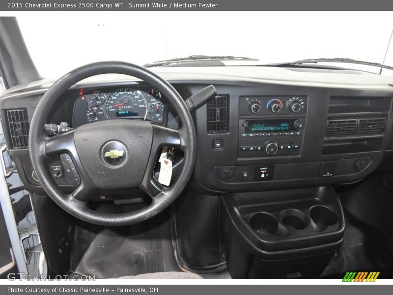 Summit White / Medium Pewter 2015 Chevrolet Express 2500 Cargo WT