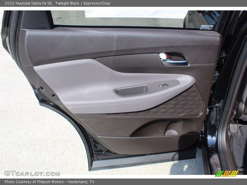 Twilight Black / Espresso/Gray 2020 Hyundai Santa Fe SE