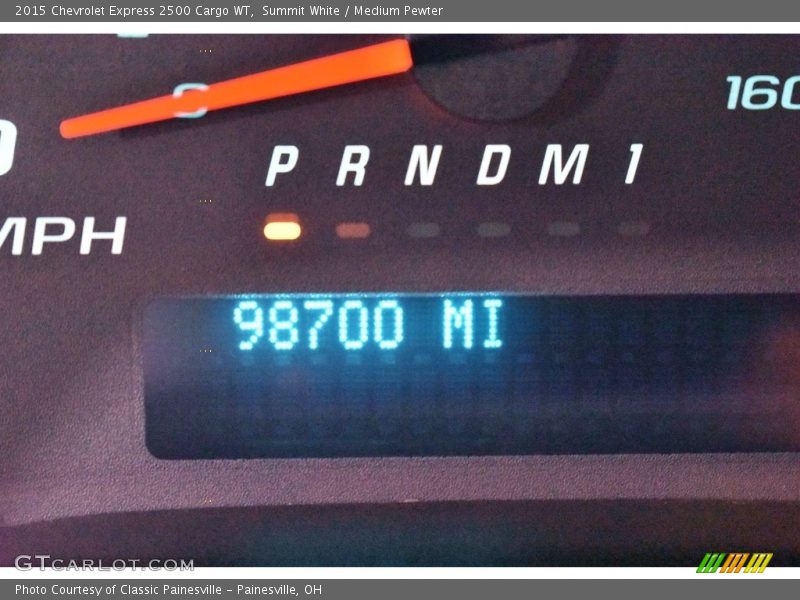 Summit White / Medium Pewter 2015 Chevrolet Express 2500 Cargo WT