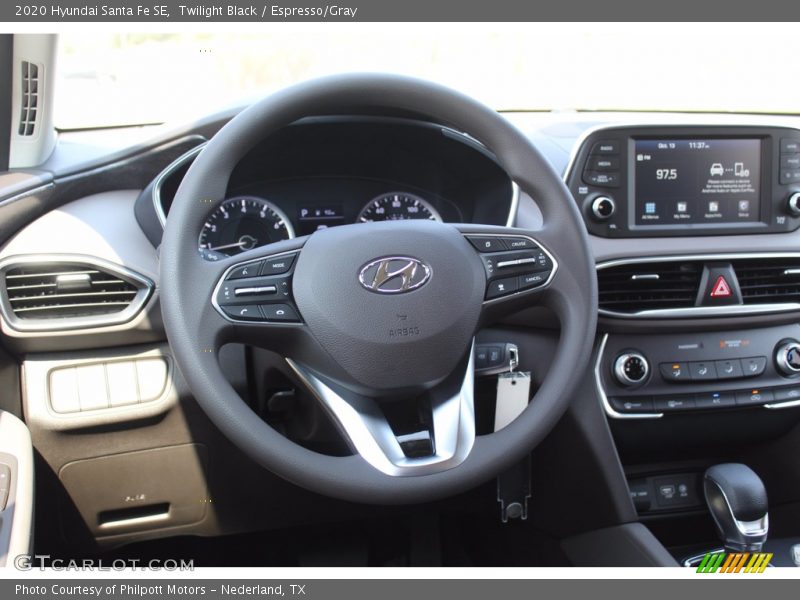 Twilight Black / Espresso/Gray 2020 Hyundai Santa Fe SE