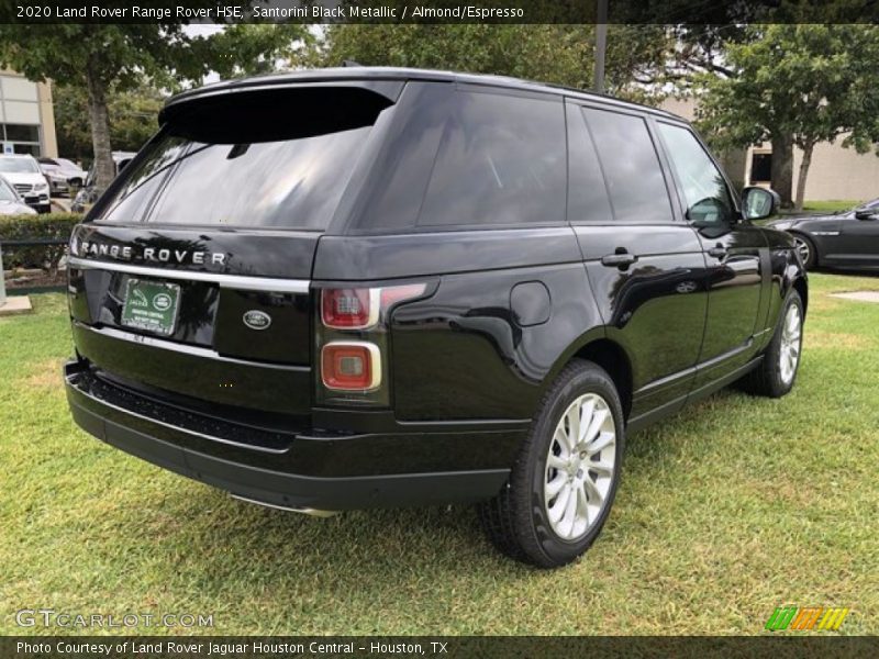 Santorini Black Metallic / Almond/Espresso 2020 Land Rover Range Rover HSE