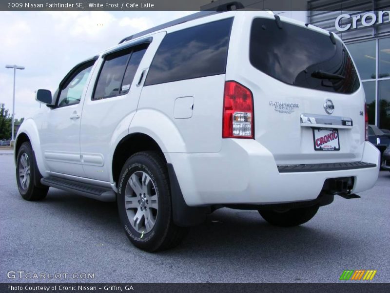 White Frost / Cafe Latte 2009 Nissan Pathfinder SE
