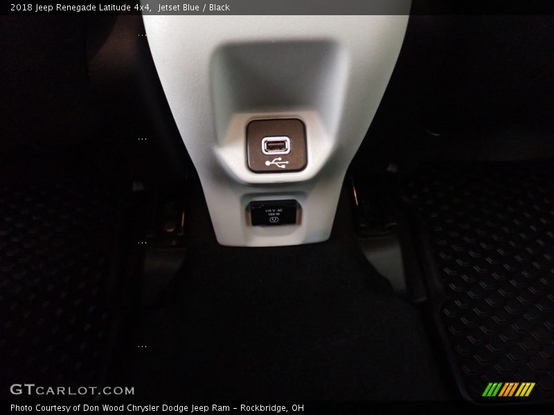Jetset Blue / Black 2018 Jeep Renegade Latitude 4x4