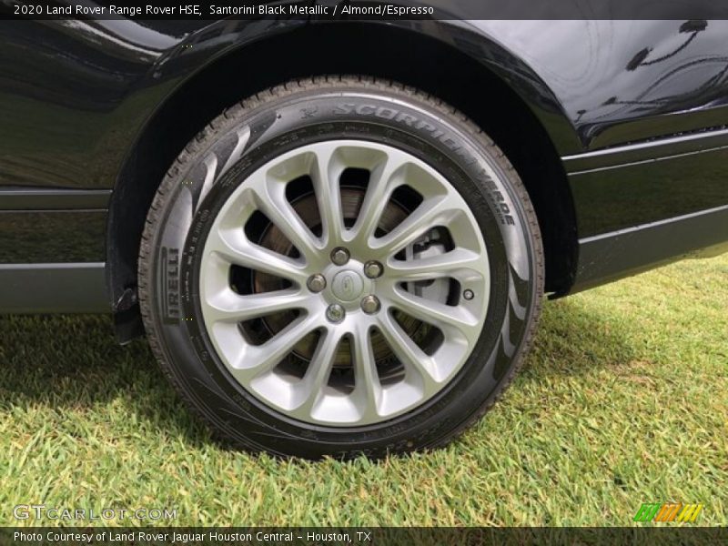 Santorini Black Metallic / Almond/Espresso 2020 Land Rover Range Rover HSE