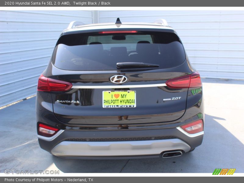 Twilight Black / Black 2020 Hyundai Santa Fe SEL 2.0 AWD