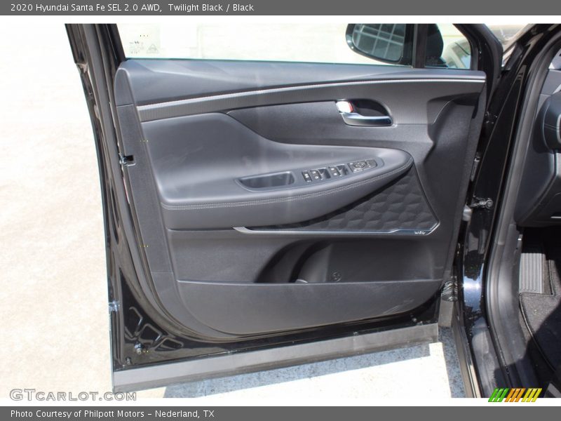 Twilight Black / Black 2020 Hyundai Santa Fe SEL 2.0 AWD