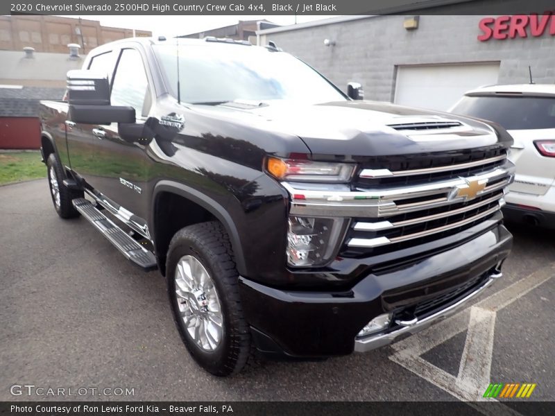 Black / Jet Black 2020 Chevrolet Silverado 2500HD High Country Crew Cab 4x4