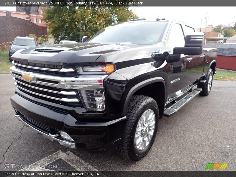 Black / Jet Black 2020 Chevrolet Silverado 2500HD High Country Crew Cab 4x4