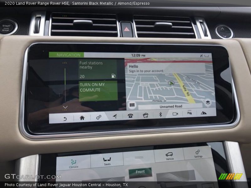 Santorini Black Metallic / Almond/Espresso 2020 Land Rover Range Rover HSE