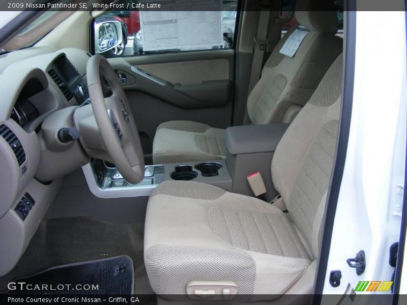 White Frost / Cafe Latte 2009 Nissan Pathfinder SE
