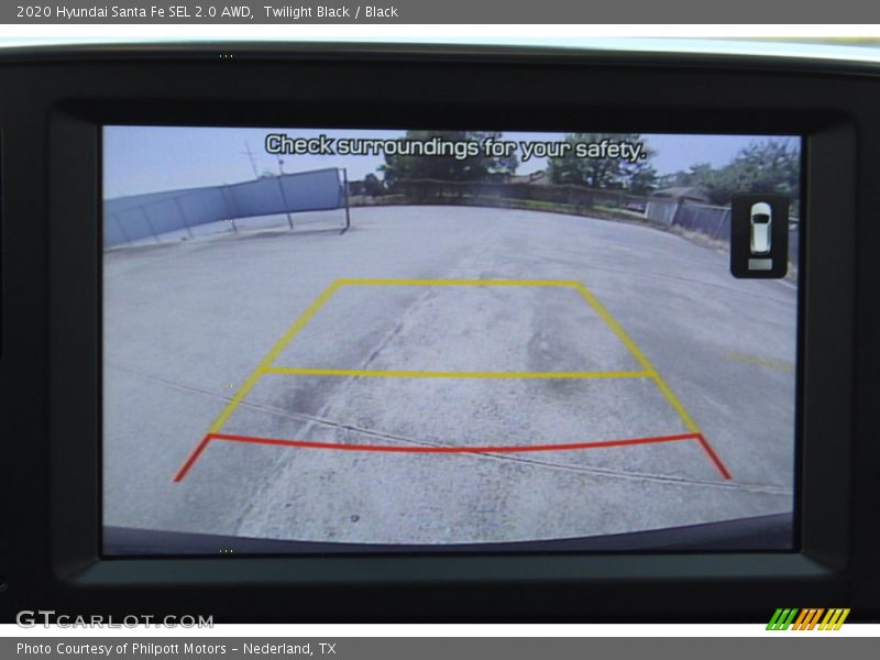 Twilight Black / Black 2020 Hyundai Santa Fe SEL 2.0 AWD