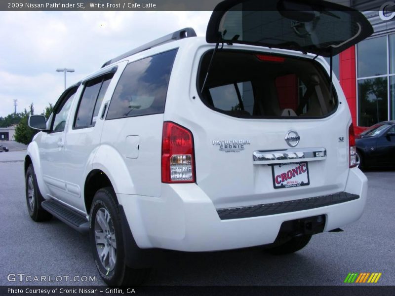 White Frost / Cafe Latte 2009 Nissan Pathfinder SE