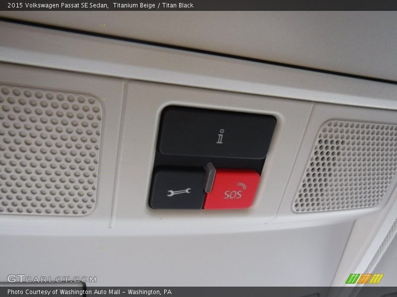 Titanium Beige / Titan Black 2015 Volkswagen Passat SE Sedan