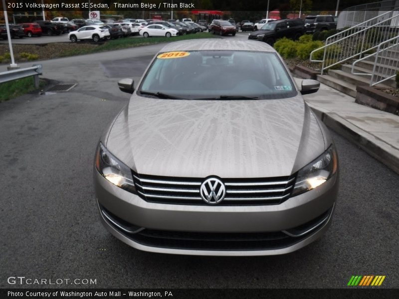 Titanium Beige / Titan Black 2015 Volkswagen Passat SE Sedan