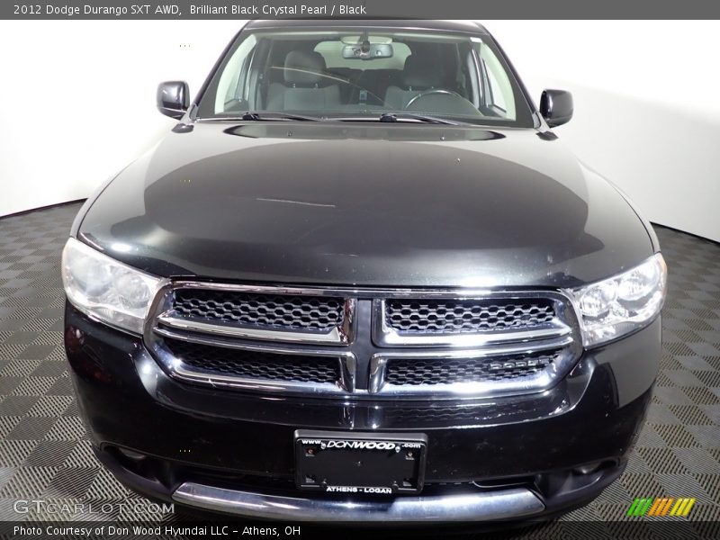 Brilliant Black Crystal Pearl / Black 2012 Dodge Durango SXT AWD