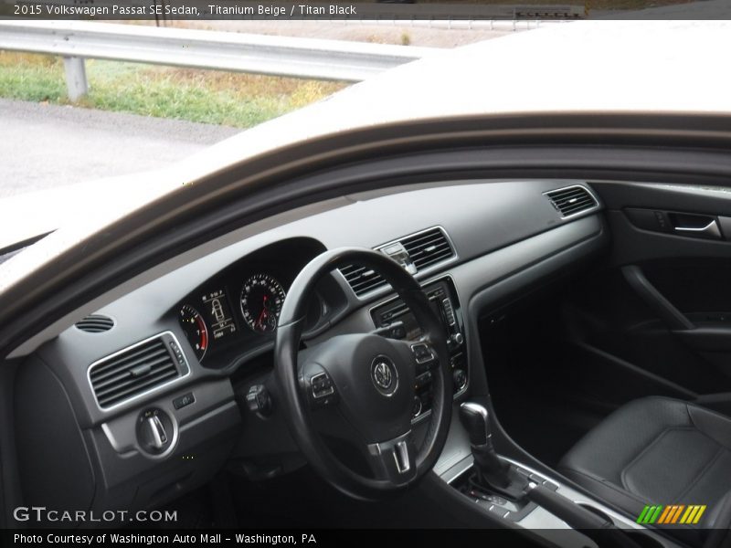 Titanium Beige / Titan Black 2015 Volkswagen Passat SE Sedan
