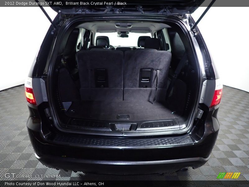 Brilliant Black Crystal Pearl / Black 2012 Dodge Durango SXT AWD