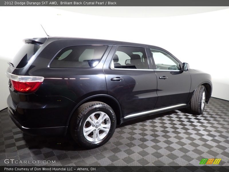 Brilliant Black Crystal Pearl / Black 2012 Dodge Durango SXT AWD