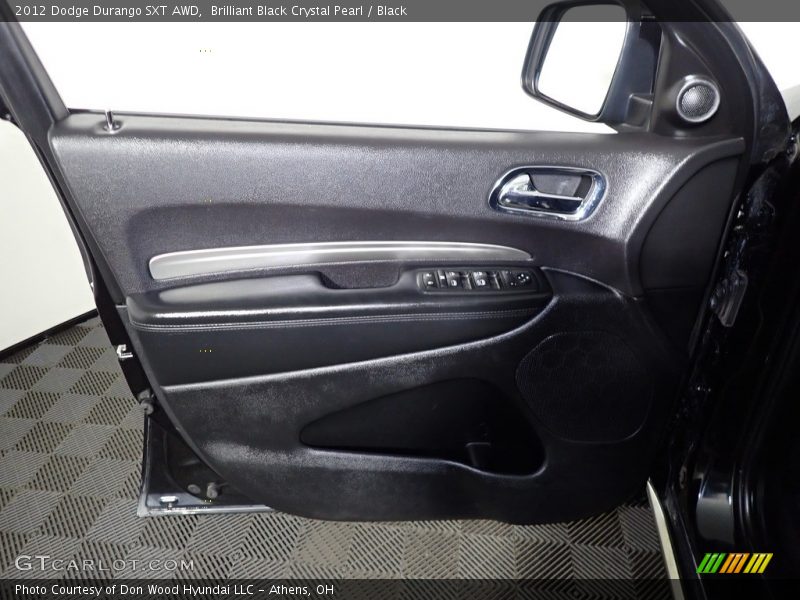 Brilliant Black Crystal Pearl / Black 2012 Dodge Durango SXT AWD