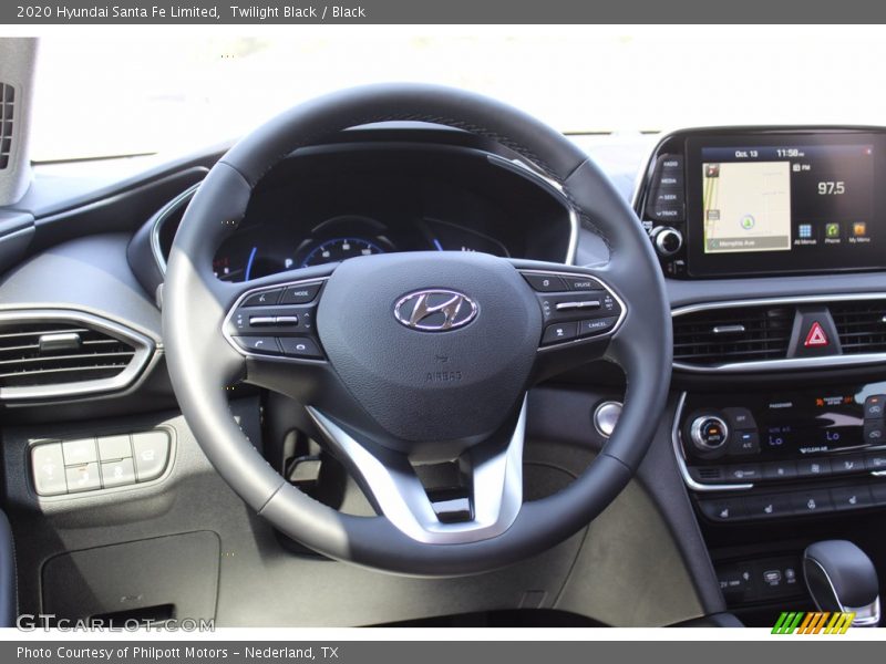 Twilight Black / Black 2020 Hyundai Santa Fe Limited