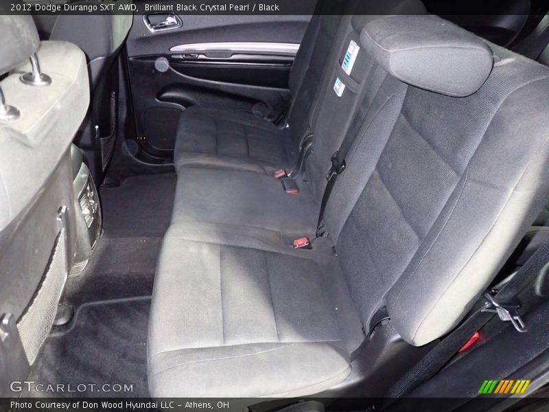Brilliant Black Crystal Pearl / Black 2012 Dodge Durango SXT AWD
