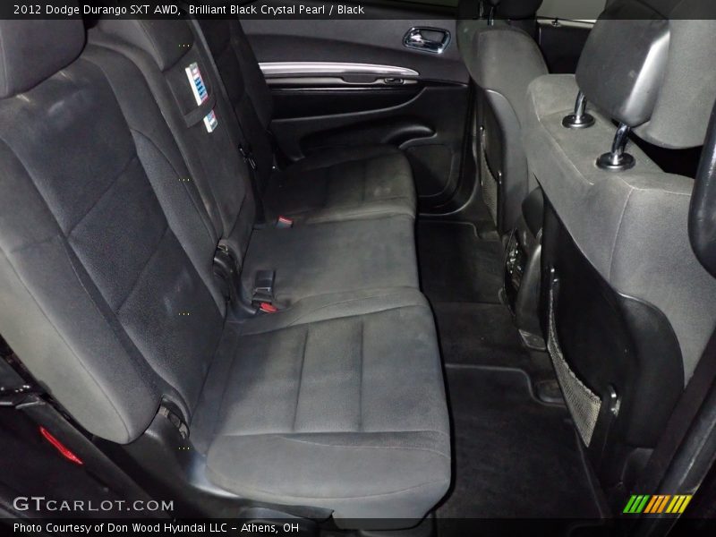 Brilliant Black Crystal Pearl / Black 2012 Dodge Durango SXT AWD