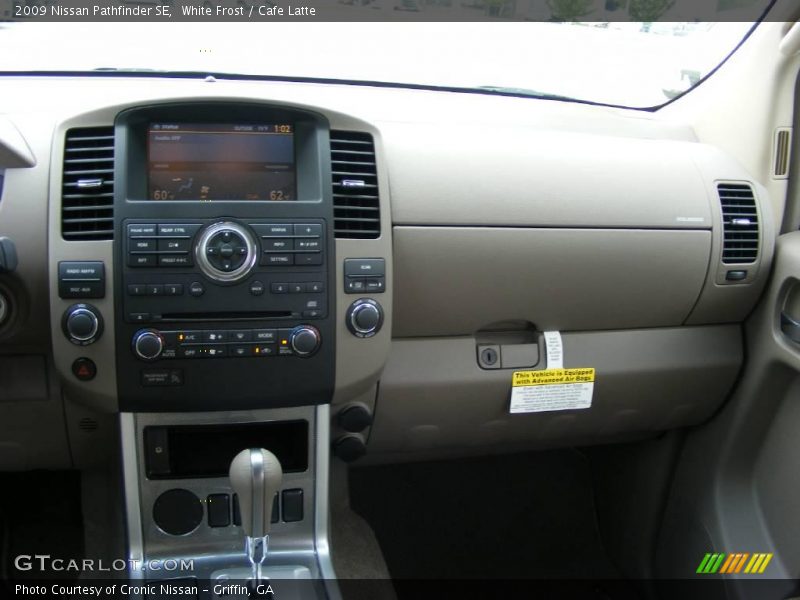 White Frost / Cafe Latte 2009 Nissan Pathfinder SE