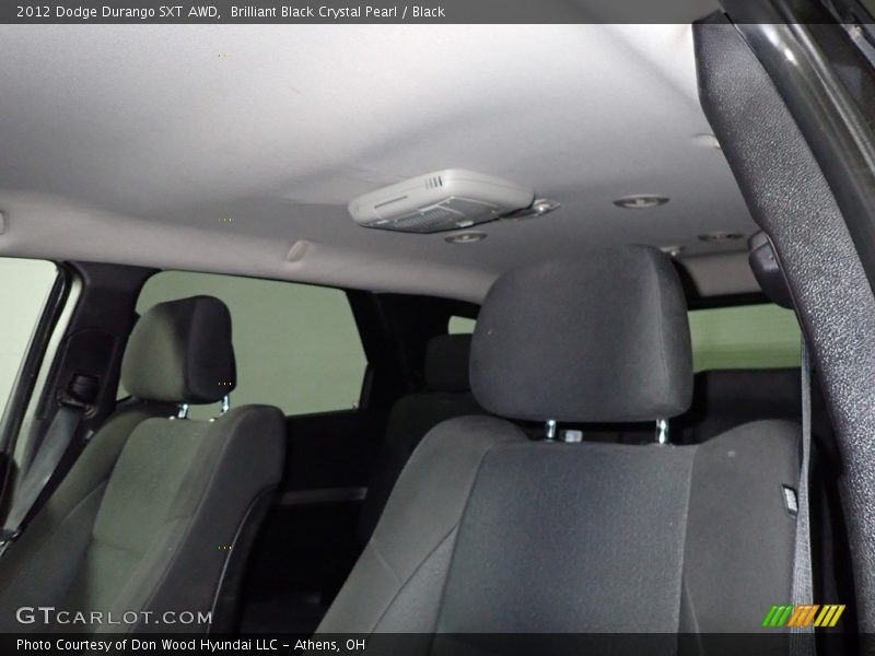 Brilliant Black Crystal Pearl / Black 2012 Dodge Durango SXT AWD