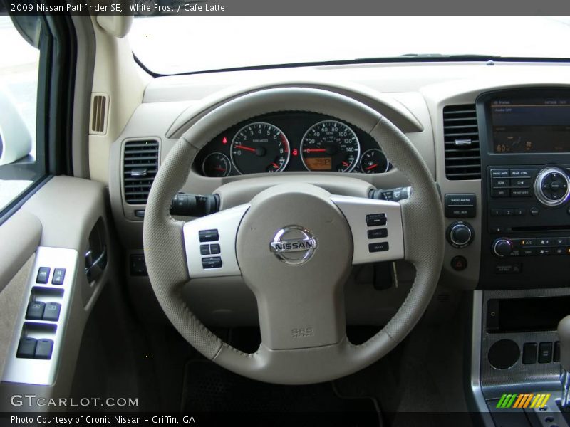 White Frost / Cafe Latte 2009 Nissan Pathfinder SE