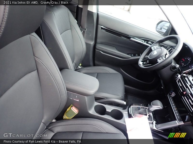 Gravity Gray / Black 2021 Kia Seltos EX AWD