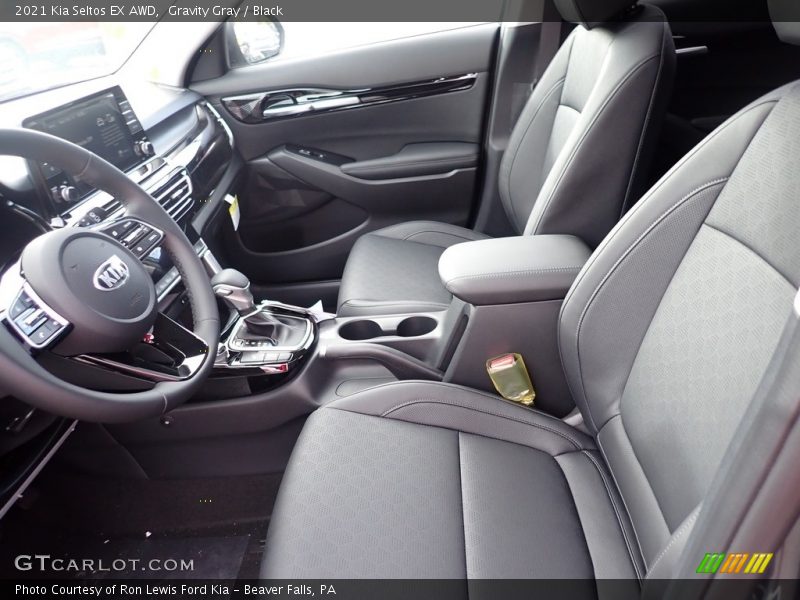 Gravity Gray / Black 2021 Kia Seltos EX AWD