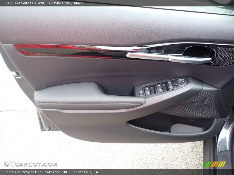 Gravity Gray / Black 2021 Kia Seltos EX AWD