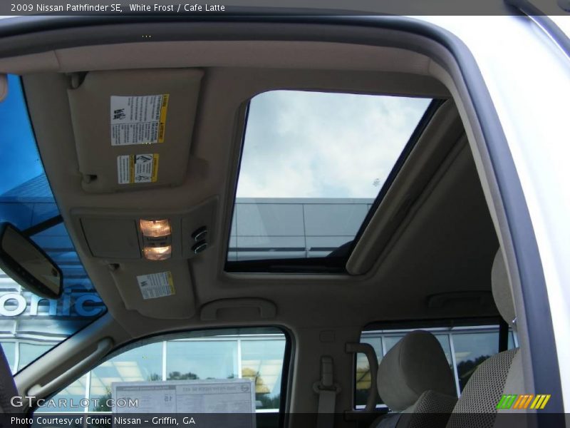 White Frost / Cafe Latte 2009 Nissan Pathfinder SE