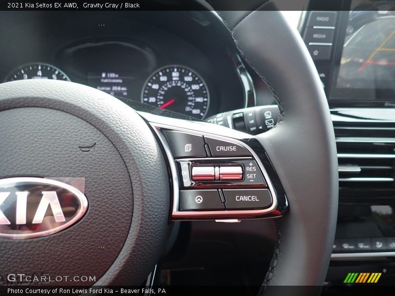 Gravity Gray / Black 2021 Kia Seltos EX AWD