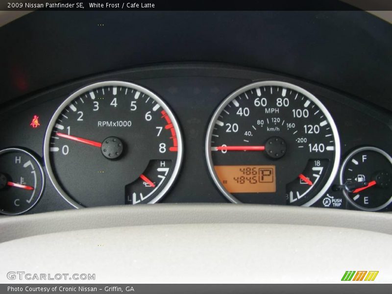 White Frost / Cafe Latte 2009 Nissan Pathfinder SE