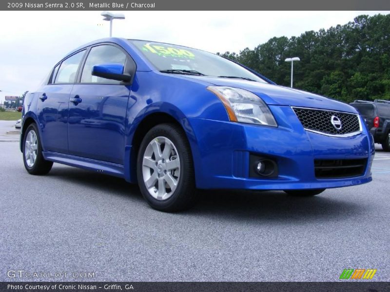 Metallic Blue / Charcoal 2009 Nissan Sentra 2.0 SR