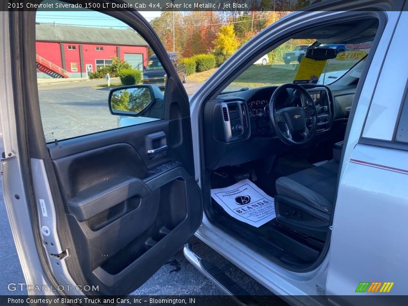 Silver Ice Metallic / Jet Black 2015 Chevrolet Silverado 1500 LT Double Cab 4x4