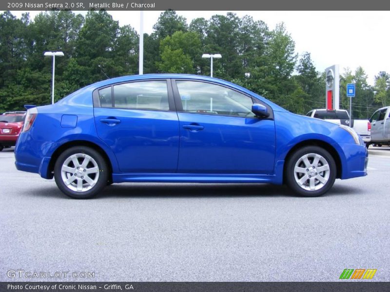 Metallic Blue / Charcoal 2009 Nissan Sentra 2.0 SR