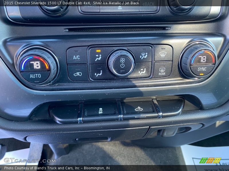 Silver Ice Metallic / Jet Black 2015 Chevrolet Silverado 1500 LT Double Cab 4x4