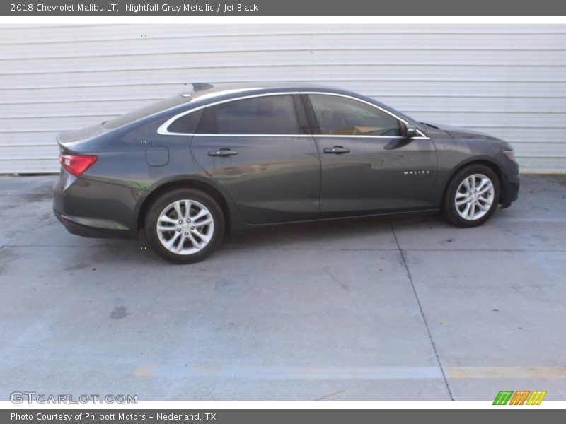 Nightfall Gray Metallic / Jet Black 2018 Chevrolet Malibu LT