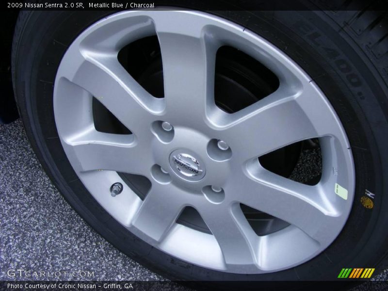Metallic Blue / Charcoal 2009 Nissan Sentra 2.0 SR