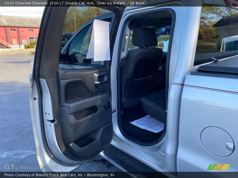 Silver Ice Metallic / Jet Black 2015 Chevrolet Silverado 1500 LT Double Cab 4x4