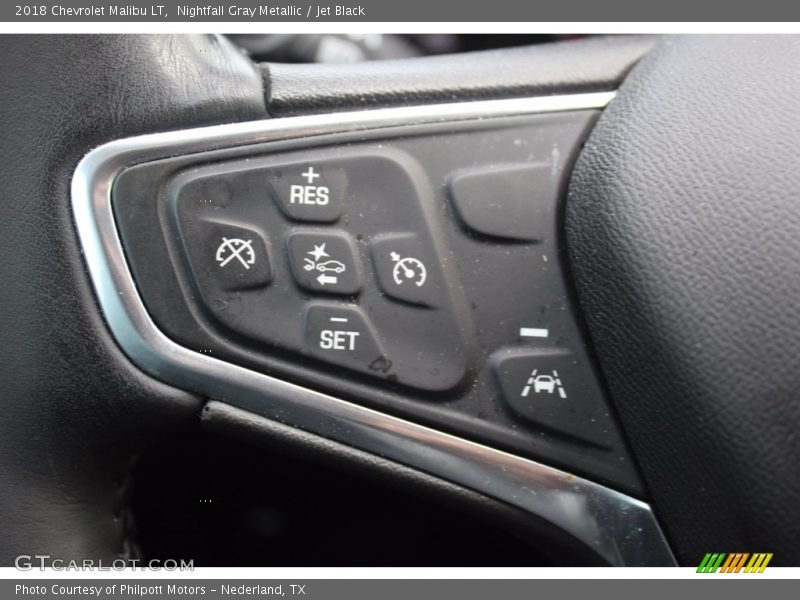 Nightfall Gray Metallic / Jet Black 2018 Chevrolet Malibu LT