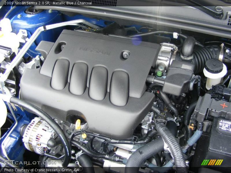 Metallic Blue / Charcoal 2009 Nissan Sentra 2.0 SR